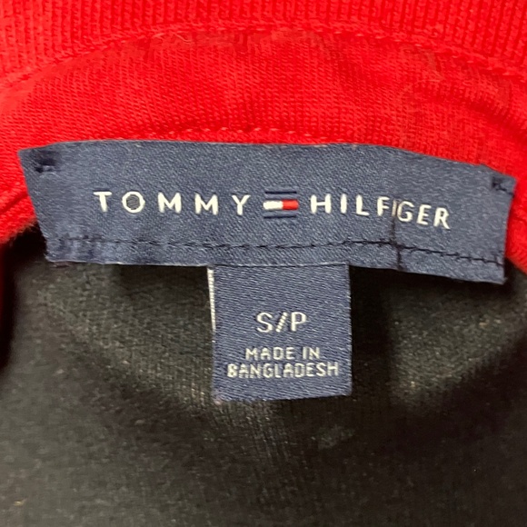 Tommy Hilfiger Red Polo Collar Top, Size Small Petite - Picture 6 of 7